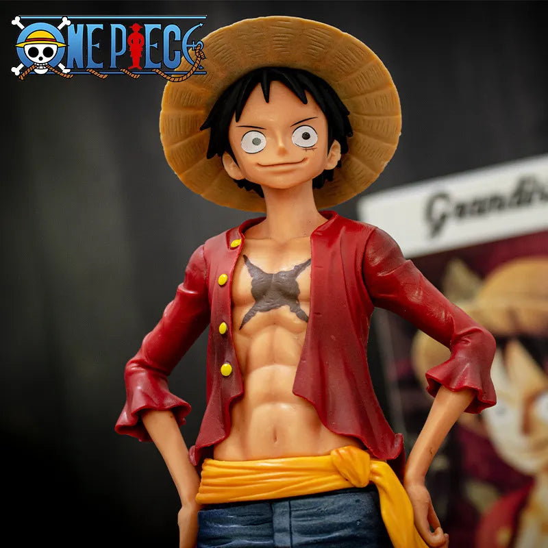 Luffy Sorridente One Piece Wano 10cm Genérica